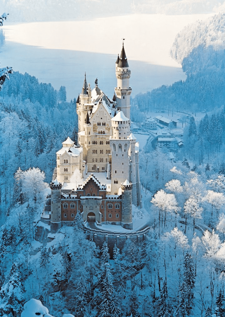 χιονισμένο κάστρο, Γερμανία